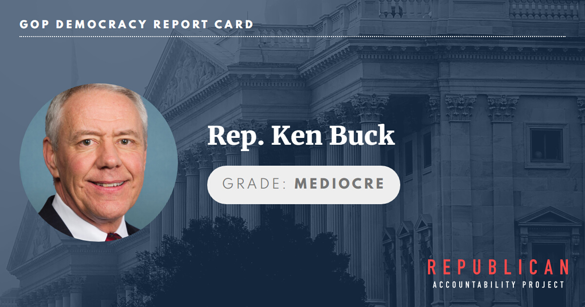 Rep. Ken Buck Republican Accountability